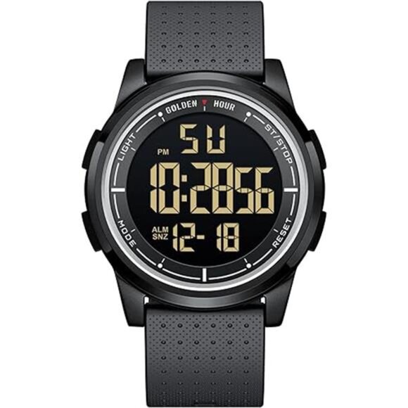 Ultra-Thin Minimalist Sports Waterproof Digital Watches Men with Wide-Angle - Picture 7 of 7
